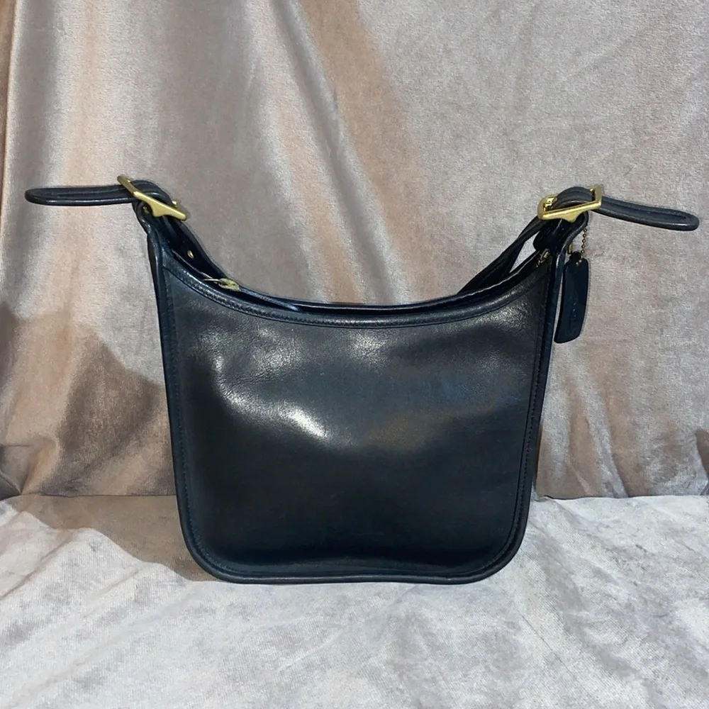 Coach Janice 9950 Black Leather Shoulder Bag